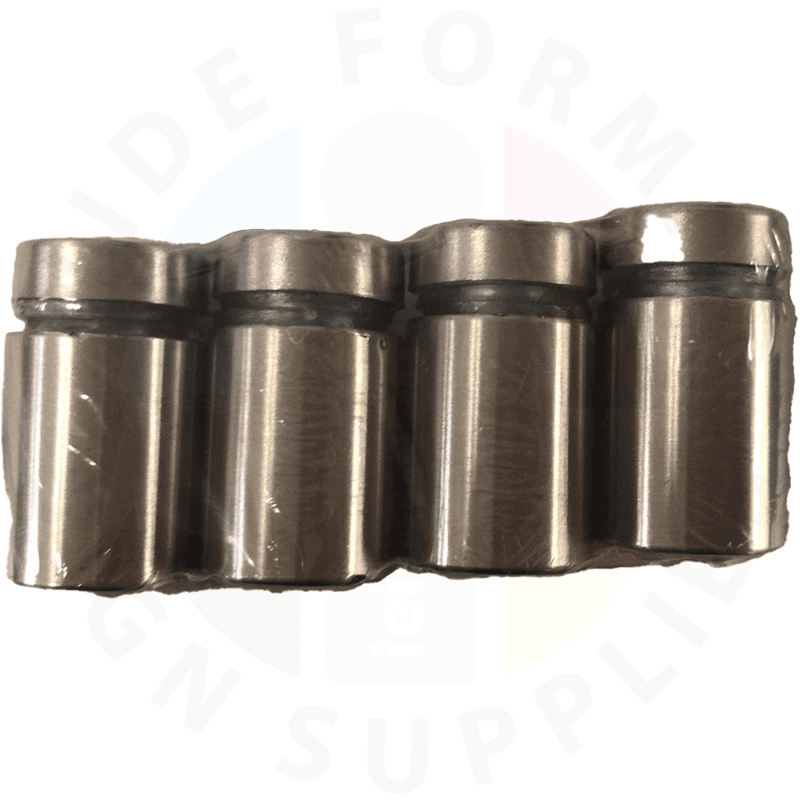 xohda Sign Standoff Hardware Brushed Aluminum-16x25