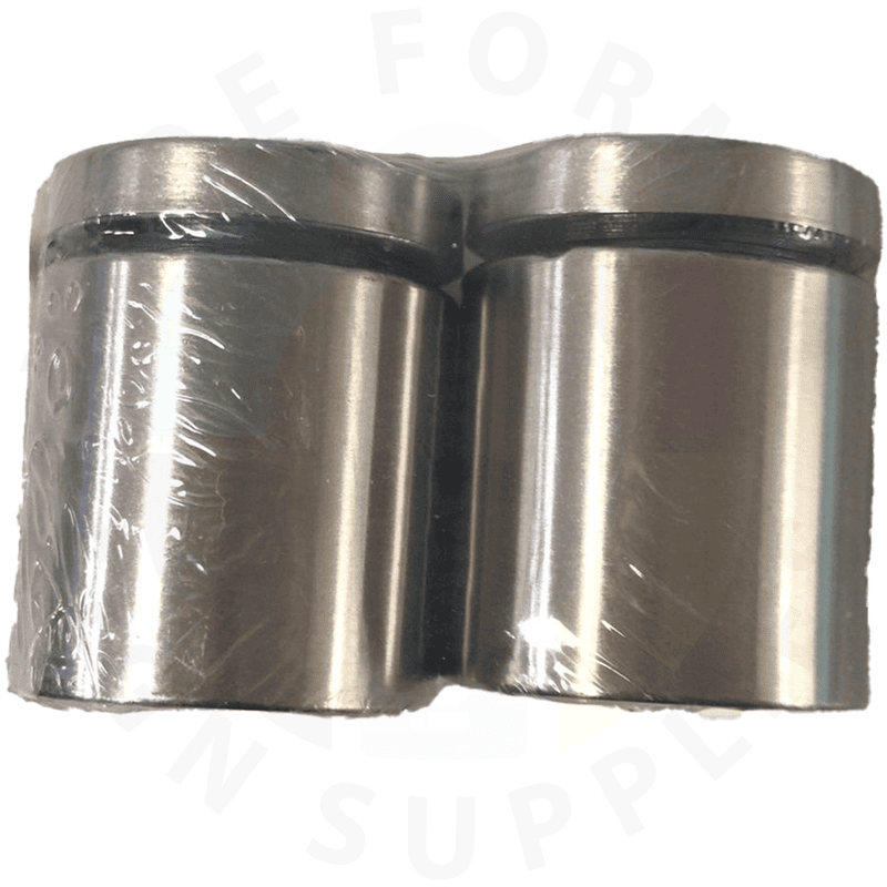 xohda Display Sign Standoff Hardware Brushed Aluminum-25x30