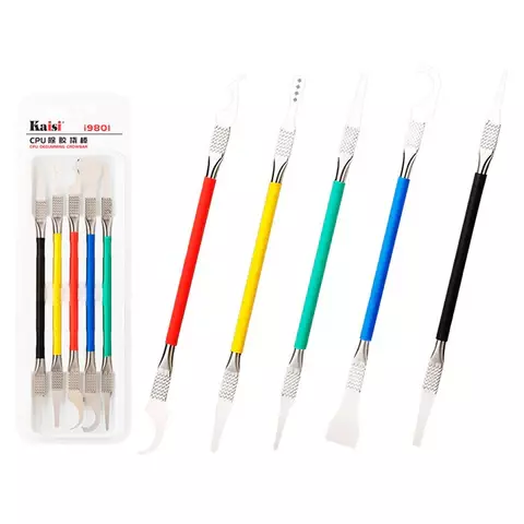 Juego de Espátulas para Limpieza de CPU (Degumming) KAISI i9801