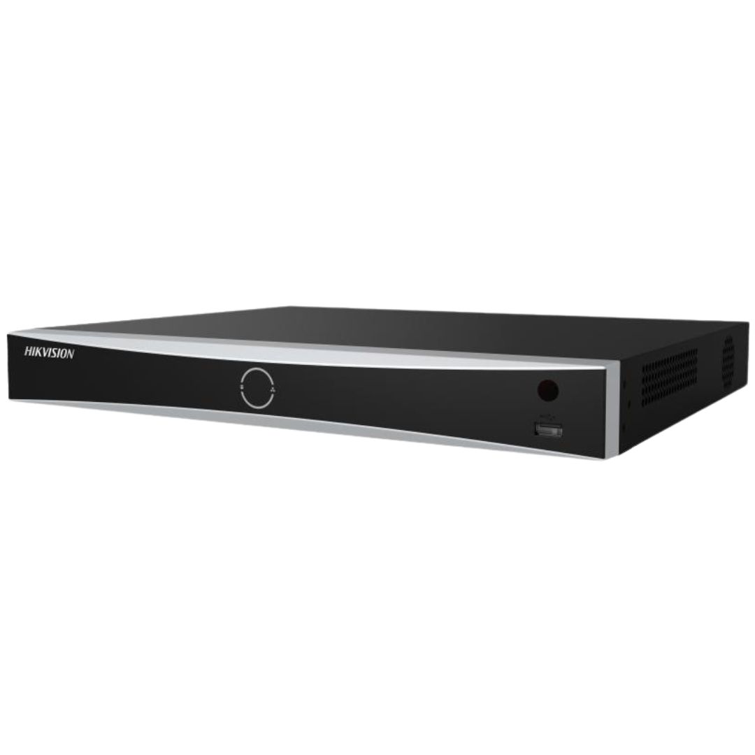 Hikvision 8-ch 1U 8 PoE 8K NVR, 8-ch@8 MP, 2 SATA, DeepInMind M Series Hikvision 8-ch 1U 8 PoE 8K NVR, 8-ch@8 MP, 2 SATA, DeepInMind M Series
