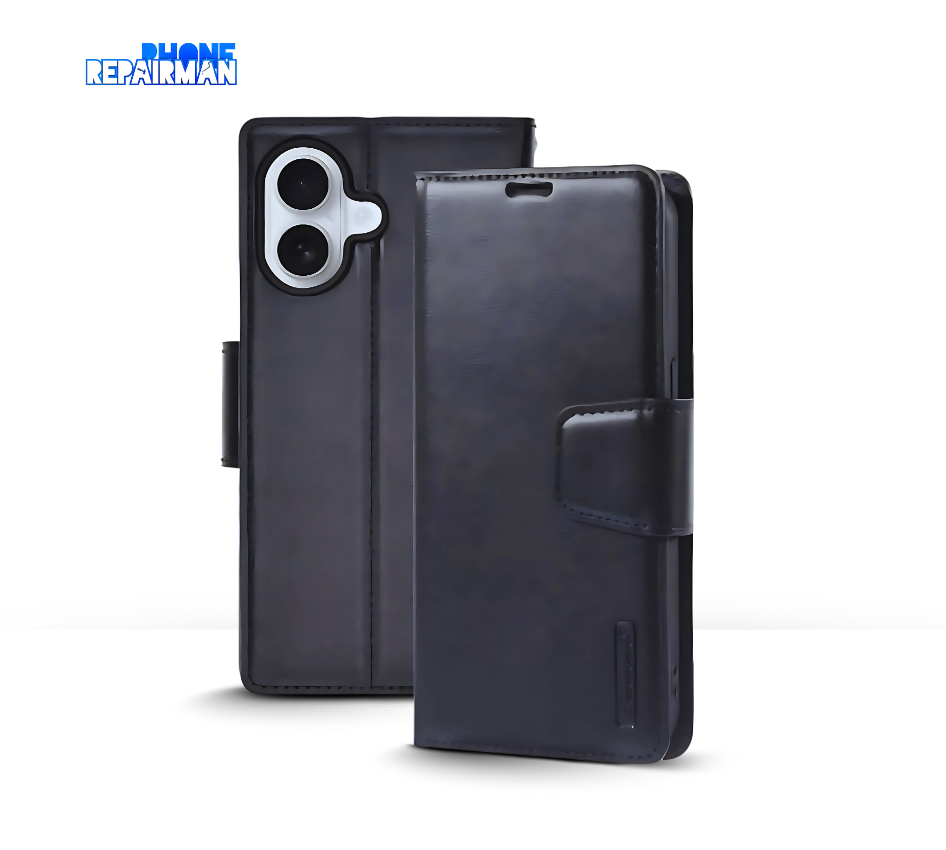 iPhone 16 Plus Case Hanman© PU Flip Leather Wallet Phone Repairman Muswellbrook AU iPhone 16 Plus Case Hanman© PU Flip Leather Wallet Phone Repairman Muswellbrook AU