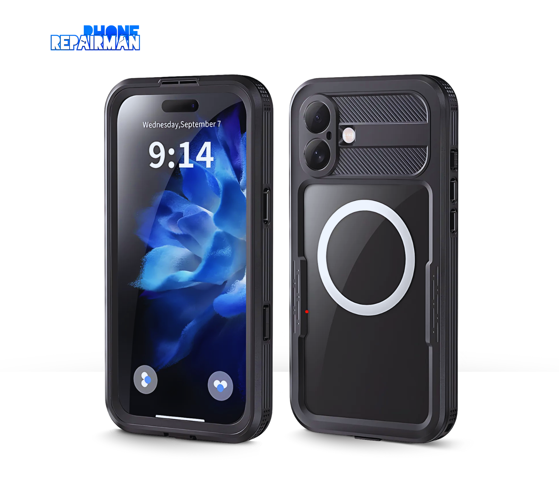 iPhone 16 Plus Case RedPepper Dot+ IP68 Magsafe w/ Ring Phone Repairman Muswellbrook AU