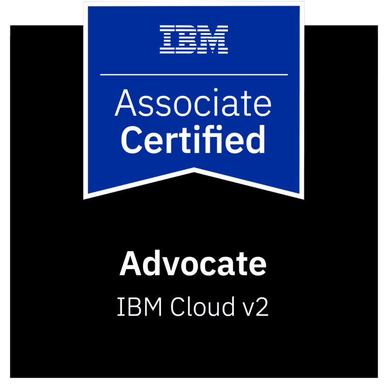 IBM Cloud Advocate v2 — C1000-142 (Voucher) IBM Cloud Advocate v2 — C1000-142 (Voucher)