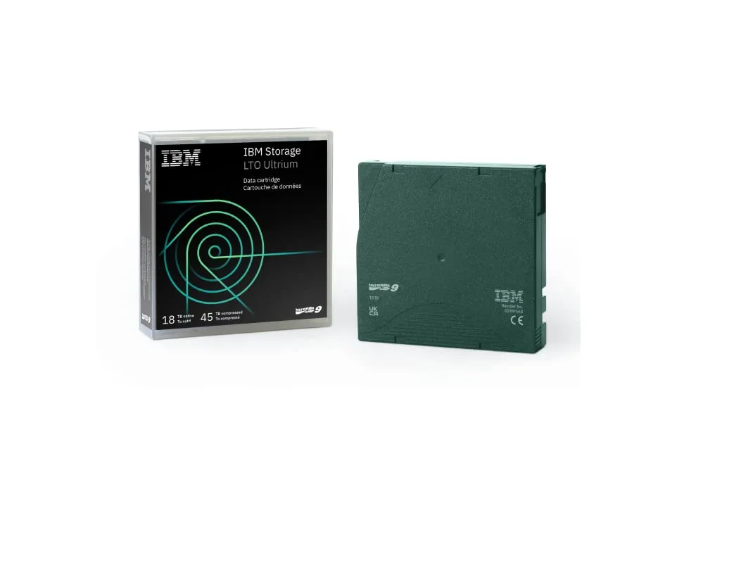 IBM LTO, ULTRIUM-9, 02XW568, 18TB/45TB, LTO-9