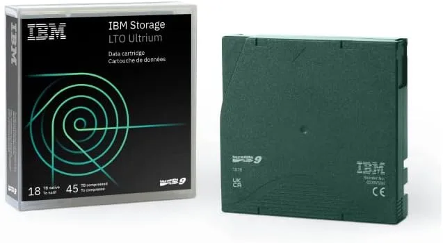 IBM LTO, ULTRIUM-9, 02XW568, 18TB/45TB, LTO-9