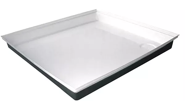 Icon 00461 Shower Pan SP100-27" x 24" x 4", Polar White