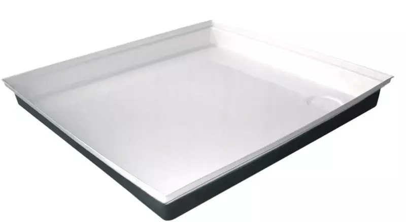 Icon 00461 Shower Pan SP100-27" x 24" x 4", Polar White