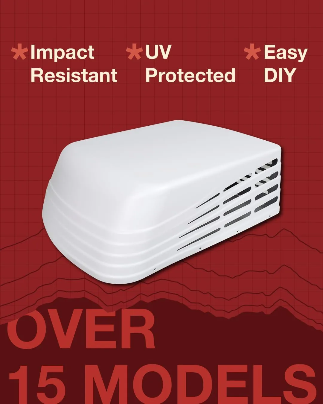 ICON Aftermarket A/C Shroud - fits Dometic HP