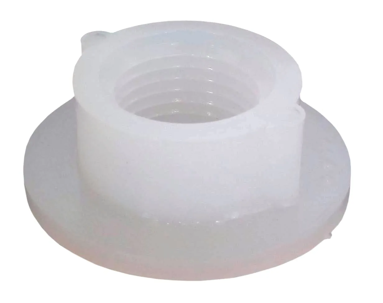 ICON 12477 Spin Fitting Raised 1/2" FPT White - 1 Count