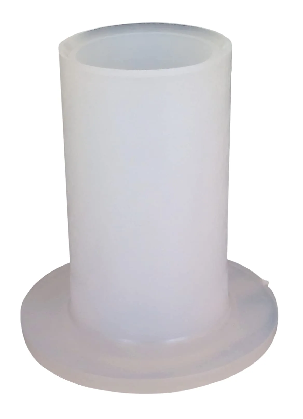 ICON 12478 Spin Fitting, Non-Threaded Inlet Boss, 1-1/4"OD x 1" ID, White