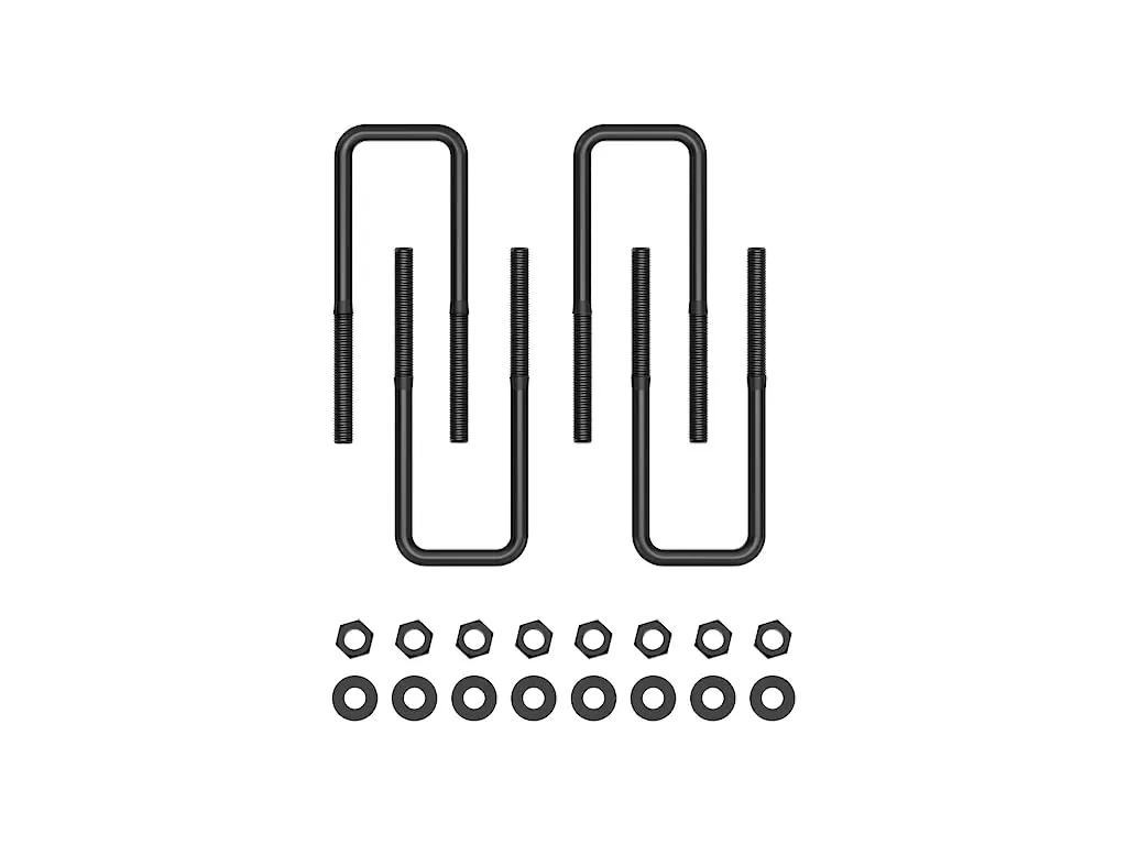 ICON 8.0" U-Bolt Kit, Compatible with 1998-2022 Toyo Tacoma/2000-21 Tundra/2019-22 GENEMOTO 1500, 52050
