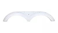 ICON 01705 Tandem Axle Fender Skirt FS1705 for Keystone - Polar White Medium Regular