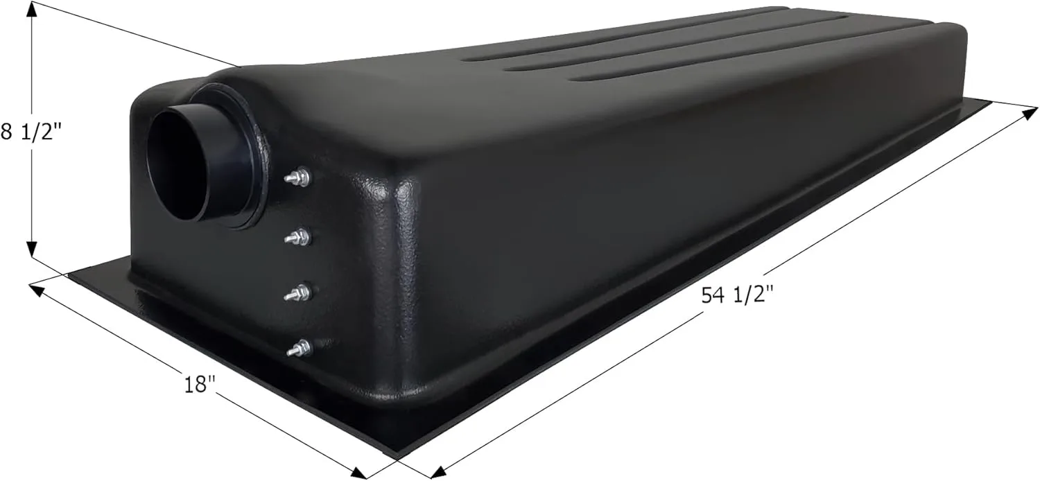 ICON Holding Tank Center End Drain HT703ED with 3" Spigot & 4 Level Sensors installed