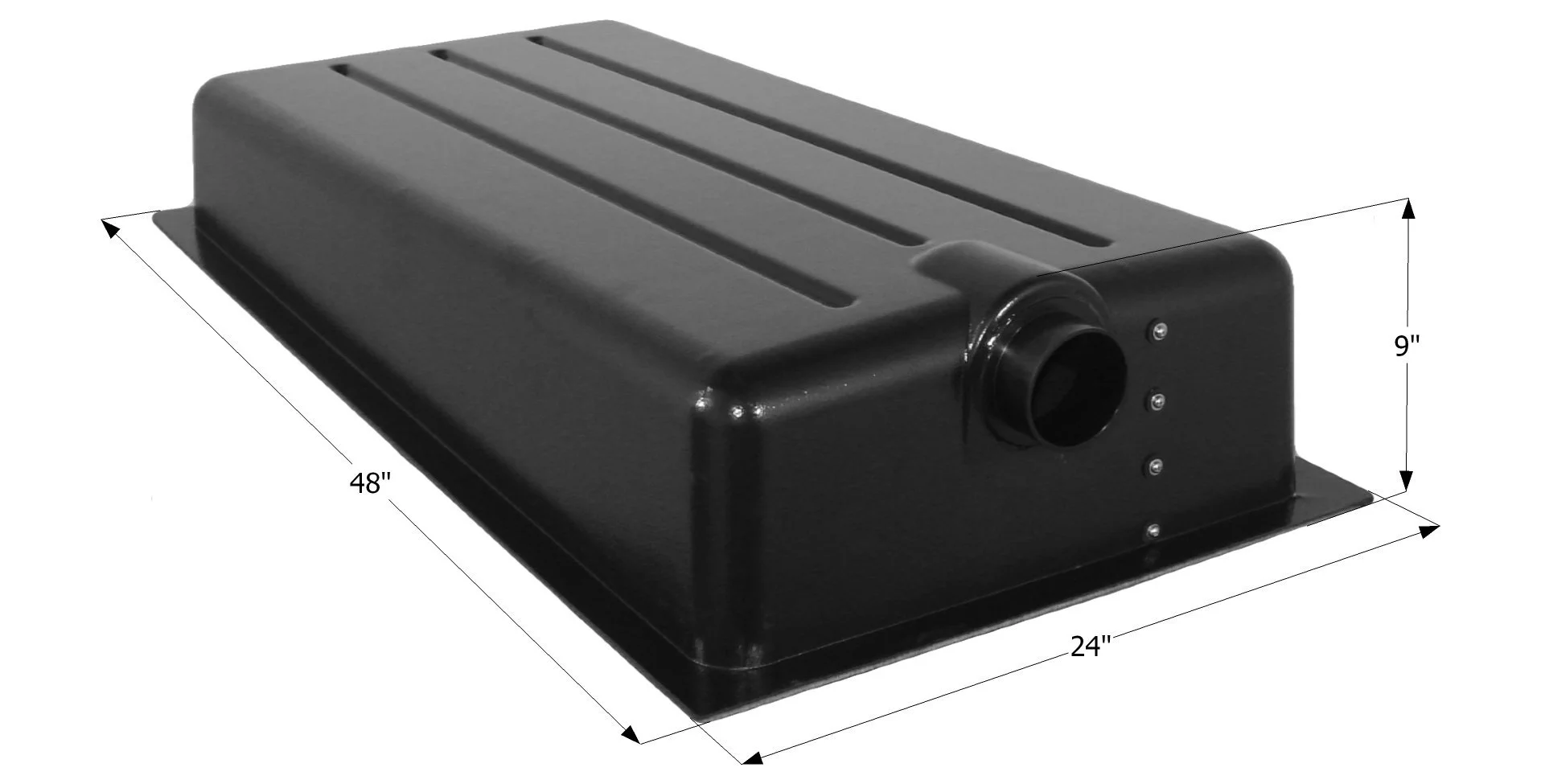 ICON Center End Drain HT198ED with 3" Spigot & 4 Level Sensors