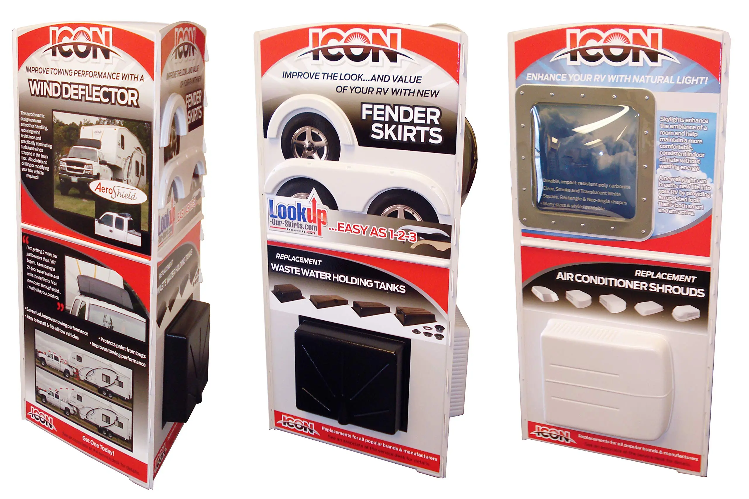 98712 ICON TRI PANEL DISPLAY
