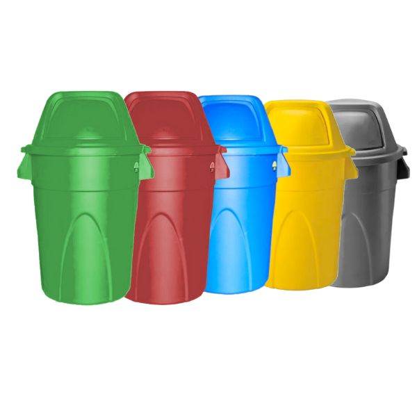 Basurero Domo 121L - 33GL Verde