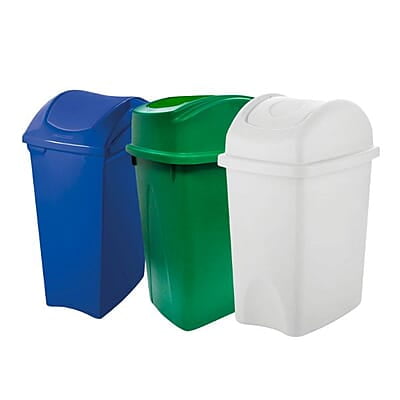 Basurero Vaiven 10L - 3GL Verde