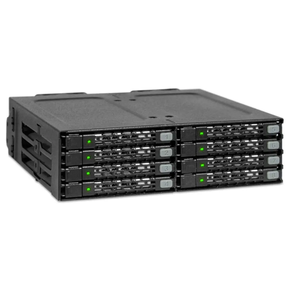 ICY DOCK ToughArmor 2.5\" SAS/SATA HDD/SSD Mobile Rack Enclosure for 5.25\" Bay