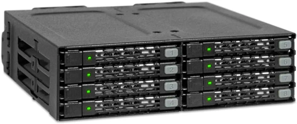 ICY DOCK ToughArmor 2.5\" SAS/SATA HDD/SSD Mobile Rack Enclosure for 5.25\" Bay