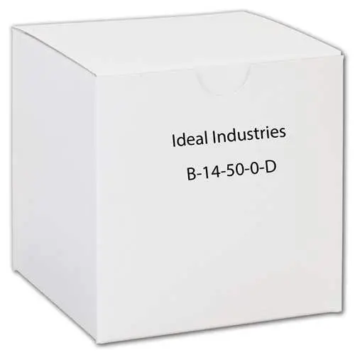Ideal B-14-50-0-D Buchanan Multi-Purpose Standard Cable Tie, 0.181" Width, 14" Length, 0.057" Thick, UV Black, Pack of 500
