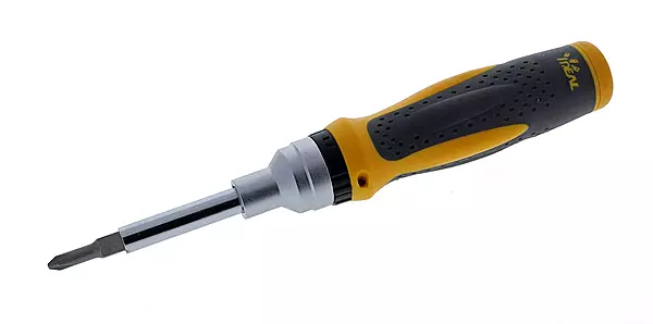 IDEAL Electrical 35-988 Ratch-A-Nut Screwdriver 9-In-1 Ratcheting Nut Driver with Screwdriver, Driver Bit Sets