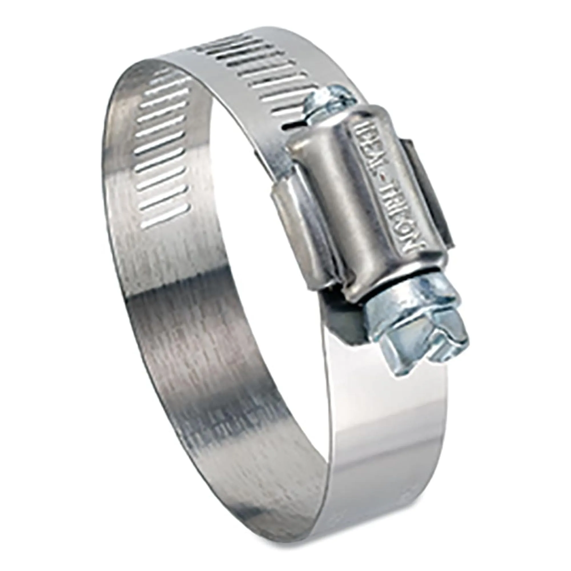 Ideal 50 Series 1-5/8" - 3-1/2" Diameter, Stainless Steel HY-Gear 9/16" Worm Drive Hose Clamp (Box of 10)