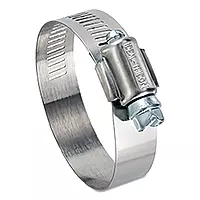 Ideal 50 Series 4-3/4" - 6-1/2" Diameter, Stainless Steel HY-Gear 9/16" Worm Drive Hose Clamp (Box of 10)