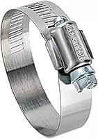 Ideal 50 Series 4-3/4" - 6-1/2" Diameter, Stainless Steel HY-Gear 9/16" Worm Drive Hose Clamp (Box of 10)