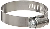 Ideal 50 SeriesStainless Steel Worm Gear Hose Clamp, 1-1/4" Clamp ID, 2-1/4"Clamp OD, 9/16" Band Width, Pack Of 10