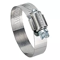 IDEAL 5064 Silver Hose Clamp, 3/16" to 7/16" (Pack of 10)
