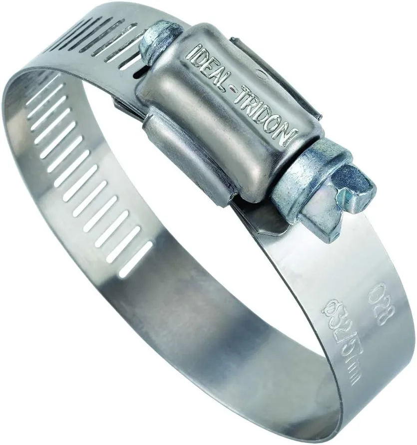 Ideal 5220 Worm Gear Hose Clamp SAE 20 (3/4–1-3/4") Carbon Steel Band