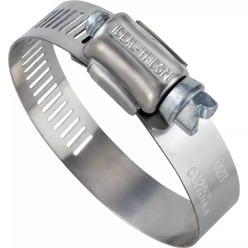 57 Series Worm Drive Clamps - 1/2"x11/4"stainless steel band w/5/16" hex [Set of 10]
