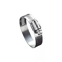 Ideal 64 Series, 1" - 2" Diameter, Stainless Steel HY-Gear 9/16" Worm Drive Hose Clamp (Box of 10)