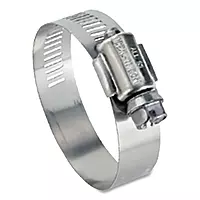 Ideal 64 Series, 3-1/8" - 5" Diameter, Stainless Steel HY-Gear 9/16" Worm Drive Hose Clamp (Box of 10)