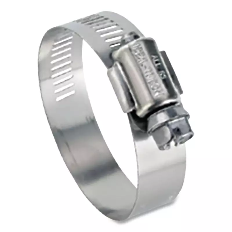 Ideal 64 Series, 3-1/8" - 5" Diameter, Stainless Steel HY-Gear 9/16" Worm Drive Hose Clamp (Box of 10)