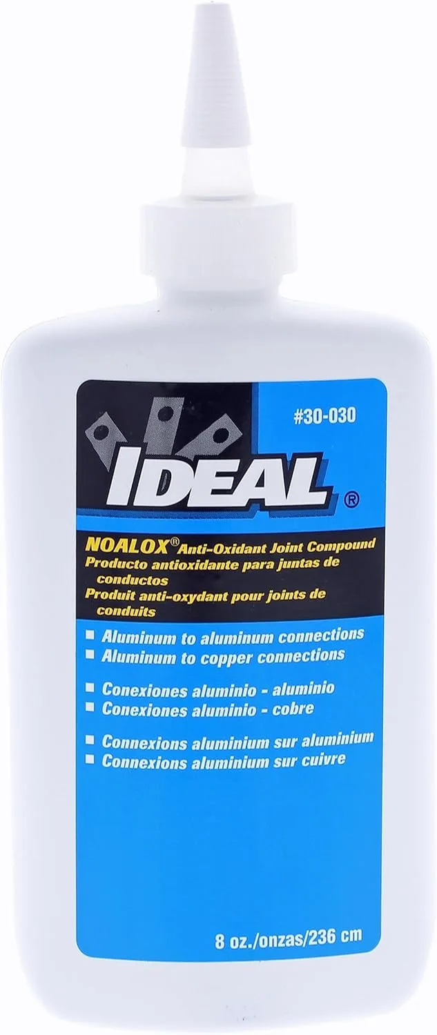 IDEAL Electrical 30-030 Noalox Anti-Oxidant - 8 oz. Bottle, Anti-Oxidant for Aluminum Electrical Applications