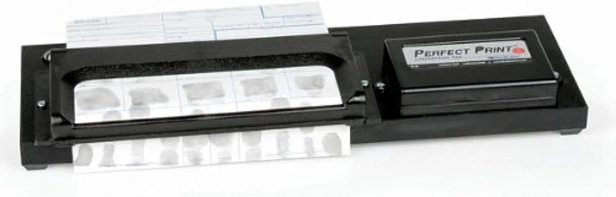 IDENTICATOR Perfect Print Fingerprinting Station & Ink Pads