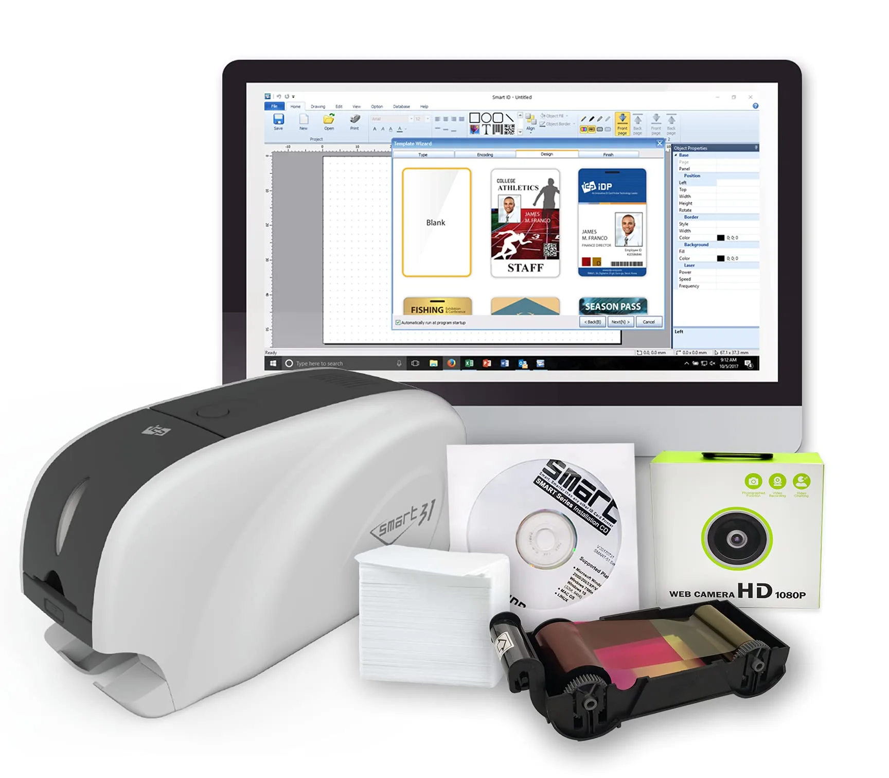 IDP SMART-31S ID Card Printer Kit