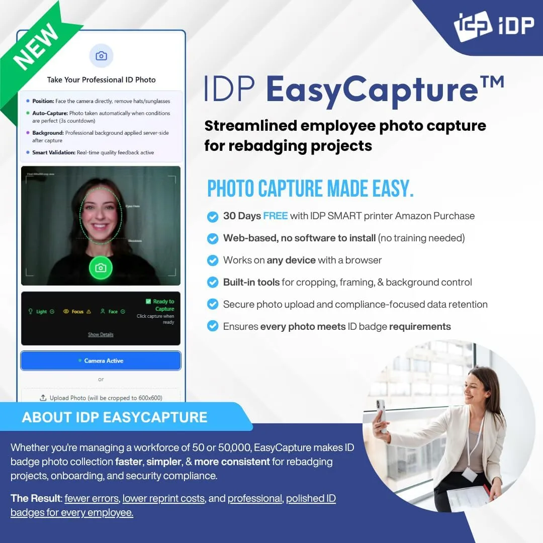 IDP SMART-31S ID Card Printer Kit