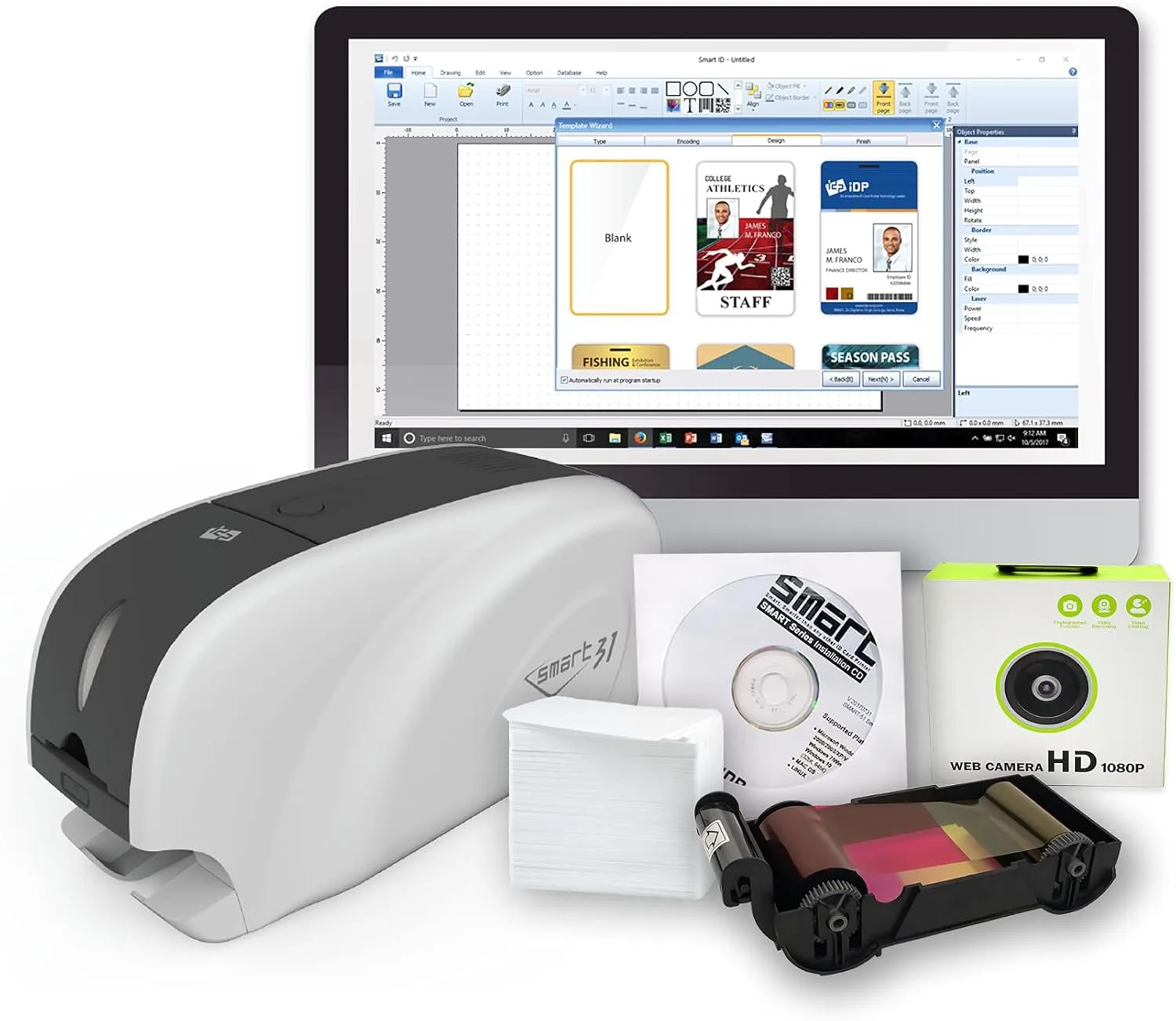 IDP SMART-31S ID Card Printer Kit