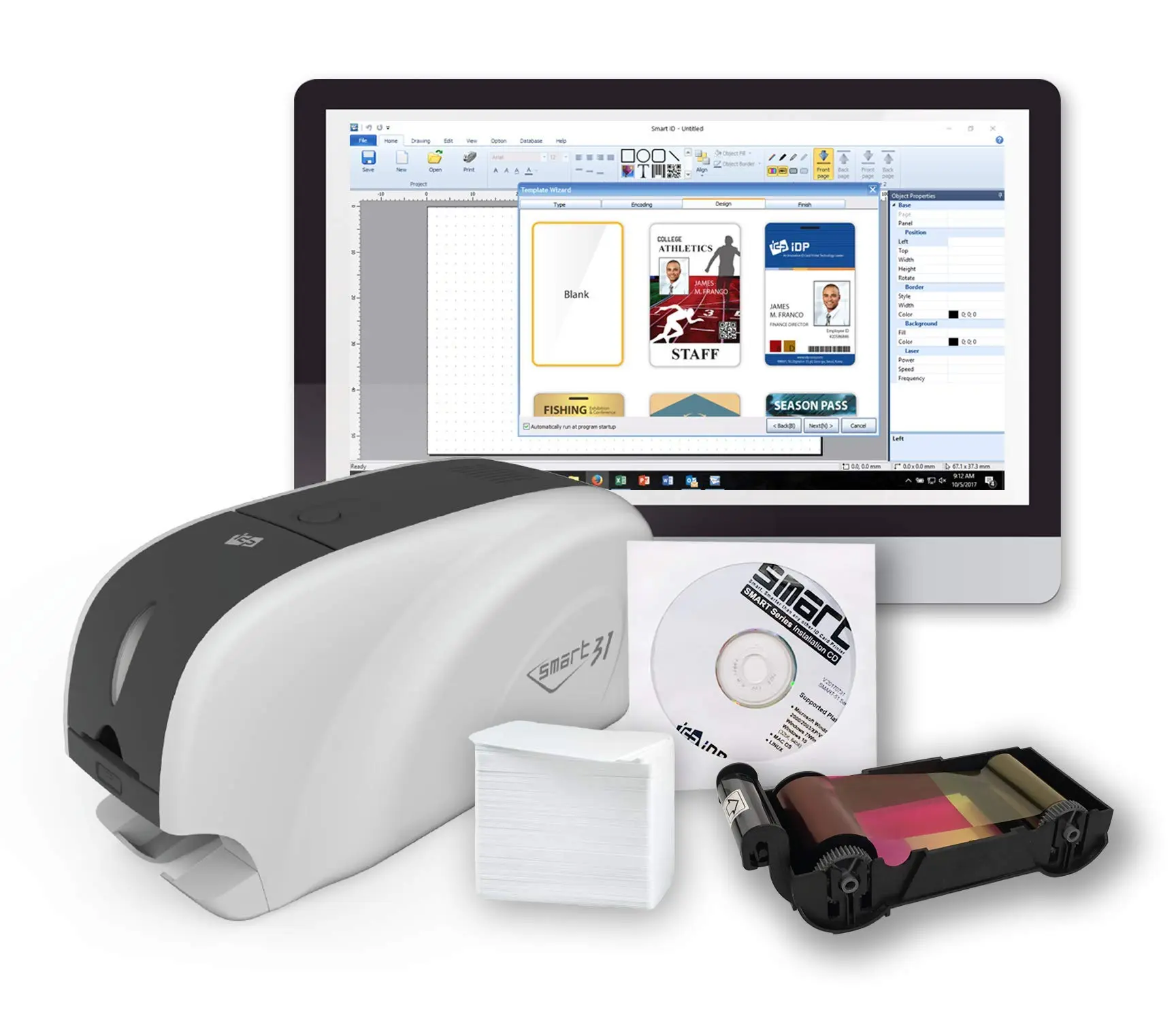 IDP SMART-31S ID Card Printer Kit