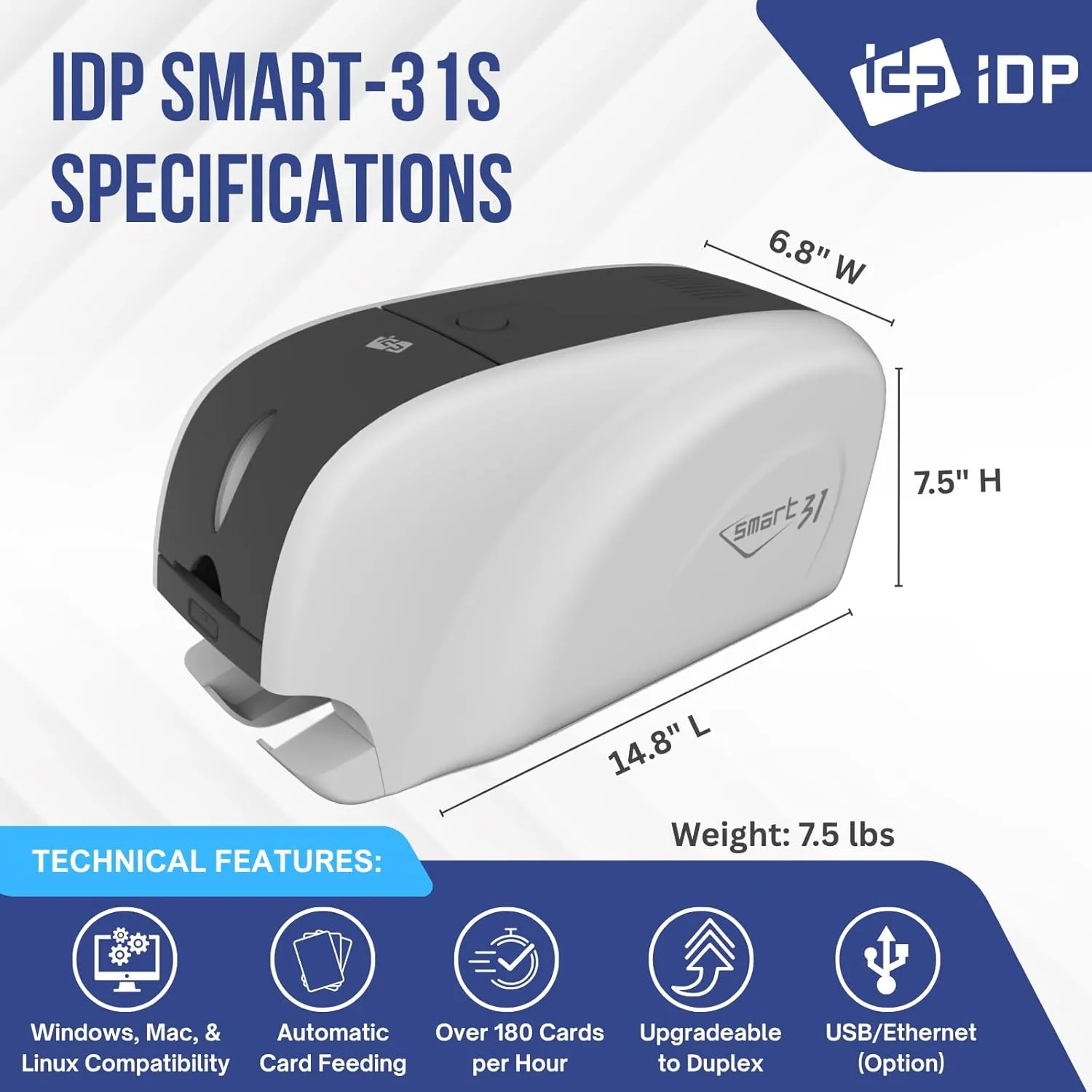 IDP SMART-31S ID Card Printer Kit