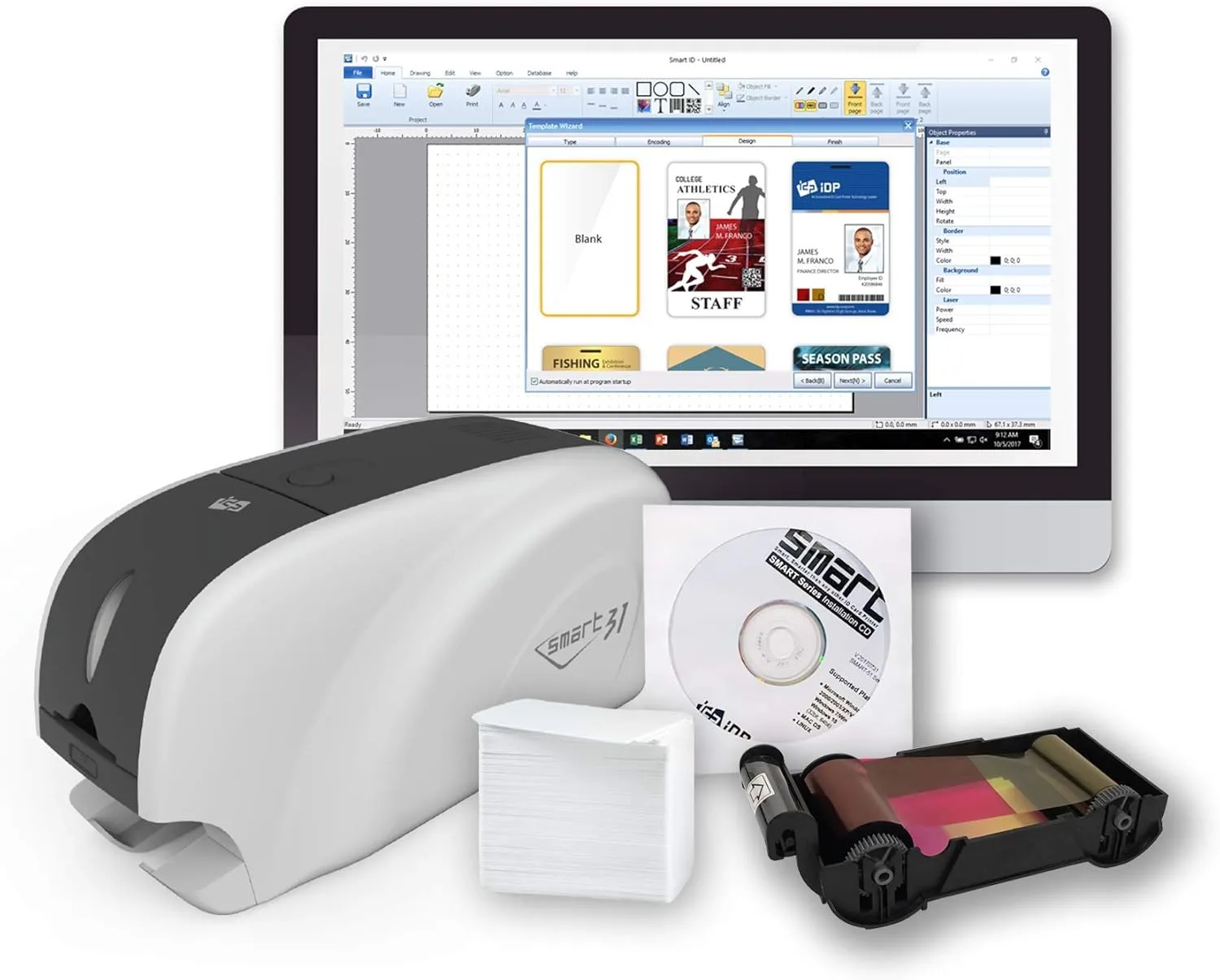 IDP SMART-31S ID Card Printer Kit