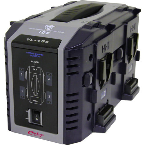 IDX System Technology VL-4SE Endura 4-Channel Lithium-Ion Battery Charger (V-Mount) IDX System Technology VL-4SE Endura 4-Channel Lithium-Ion Battery Charger (V-Mount)