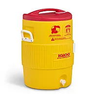 Igloo 385-4101 400 Series Coolers, 10 gal, Red/Yellow