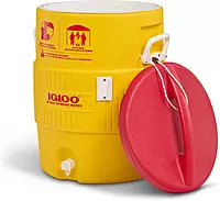 Igloo 385-4101 400 Series Coolers, 10 gal, Red/Yellow