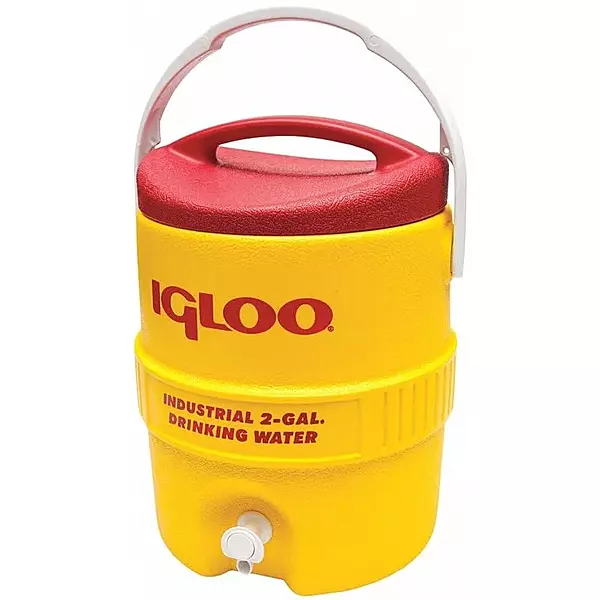 Igloo Beverage Cooler 2 Gal Yellow/Red