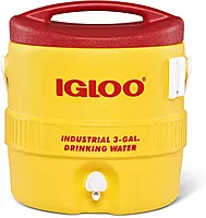 Igloo 385-431 400 Series Coolers, 3 gal, Red/Yellow