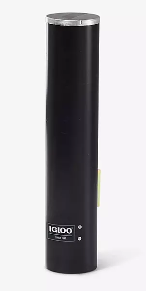 Igloo 00008242 Cup Dispenser, 4.5 oz, 13-3/4 in L X 10.38 in W X 17 in D, Plastic, Black