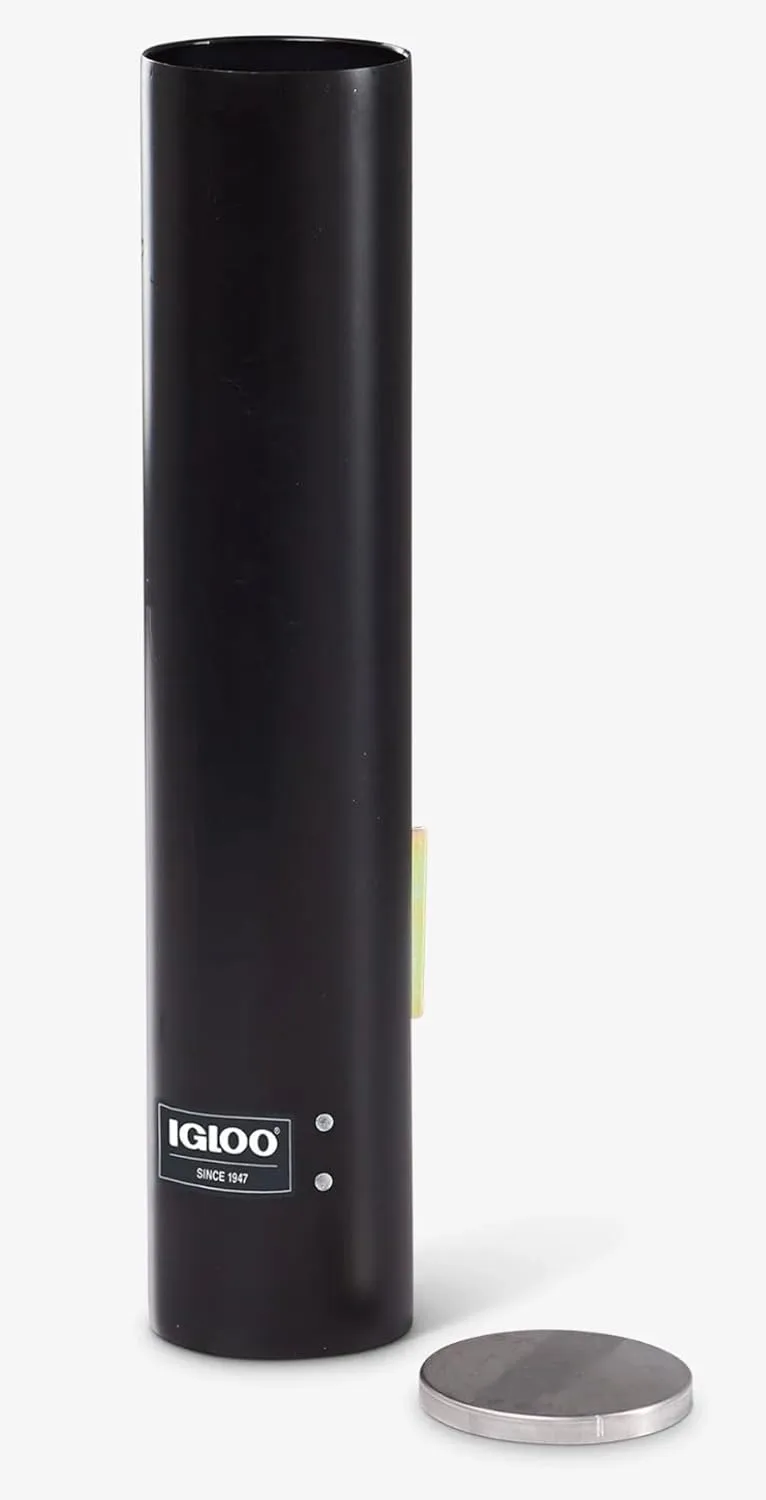 Igloo 00008242 Cup Dispenser, 4.5 oz, 13-3/4 in L X 10.38 in W X 17 in D, Plastic, Black